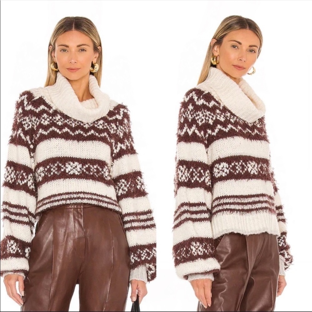 Free People Check Me Out Turtleneck Sweater NWT - Picture 2 of 5